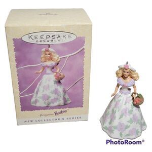Hallmark Keepsake Ornament Springtime Barbie 1995 Easter Collection Christmas